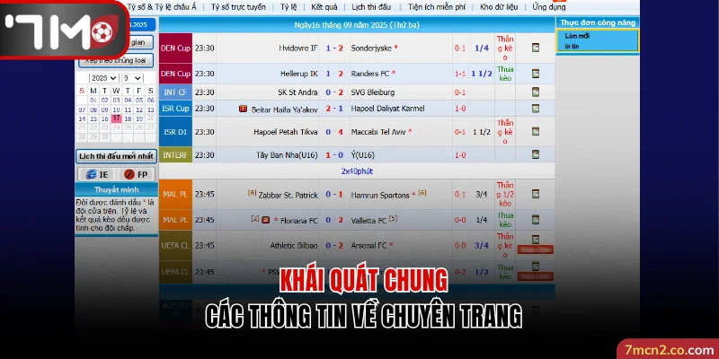 Khái quát chung các thông tin về chuyên trang